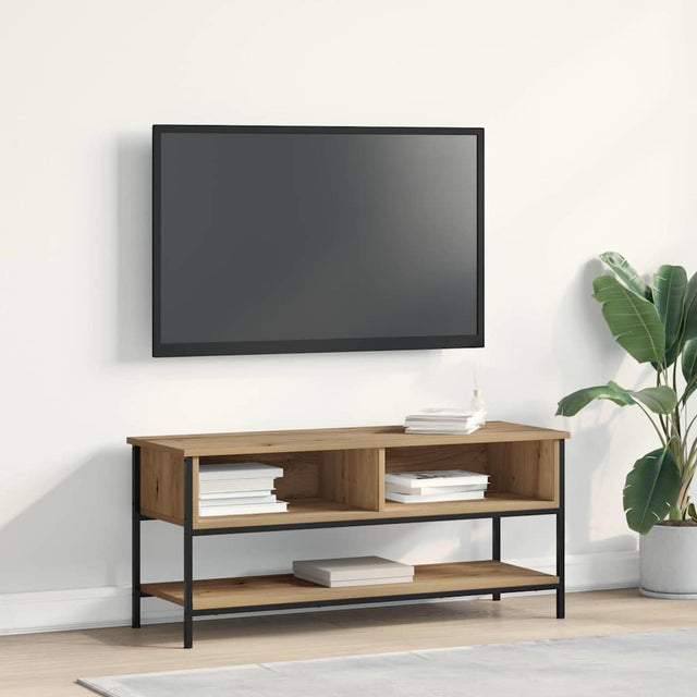 Vidaxl tv-meubelset 100 x 35 x 45 cm artisan eiken bewerkt hout