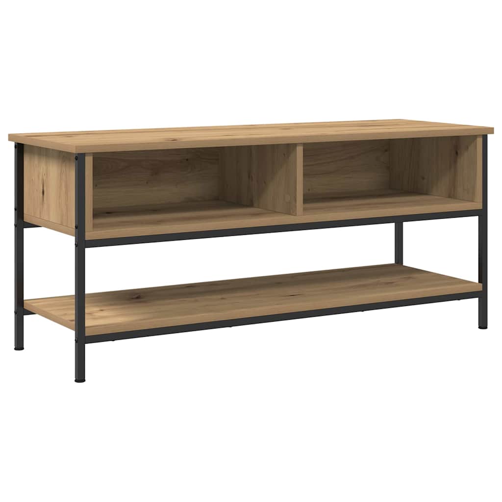 Vidaxl tv-meubelset 100 x 35 x 45 cm artisan eiken bewerkt hout