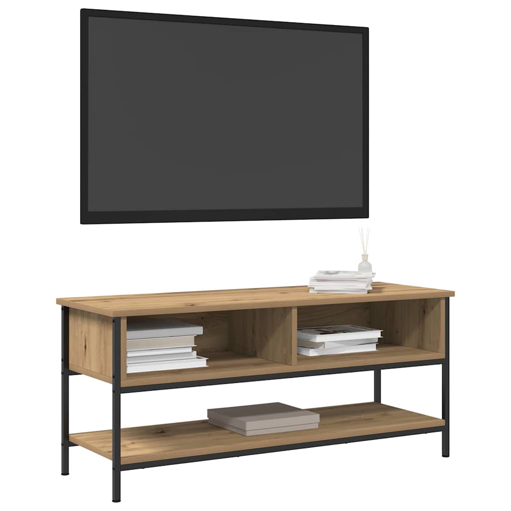 Vidaxl tv-meubelset 100 x 35 x 45 cm artisan eiken bewerkt hout