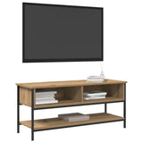 Vidaxl tv-meubelset 100 x 35 x 45 cm artisan eiken bewerkt hout
