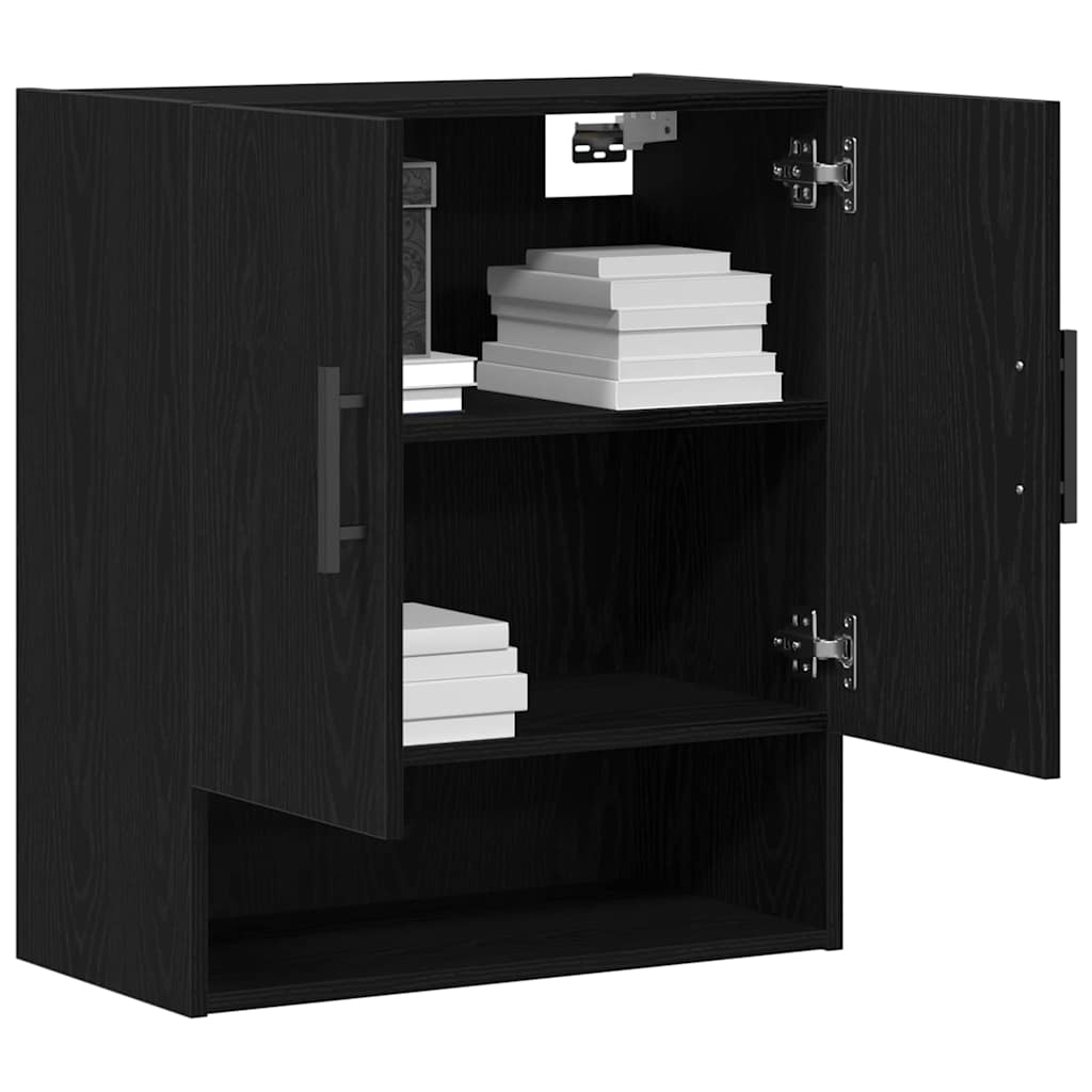 Vidaxl wandkast 60 x 31 x 70 cm bewerkt hout zwart eiken