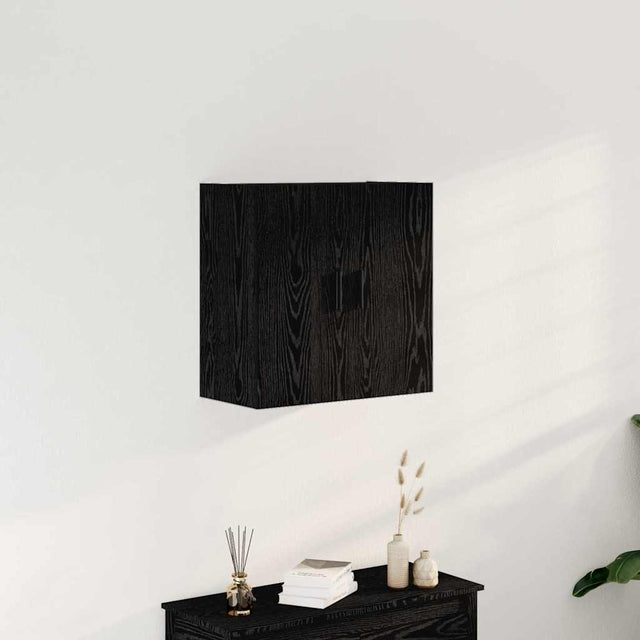 Vidaxl wandkast 60 x 31 x 60 cm bewerkt hout zwart eiken