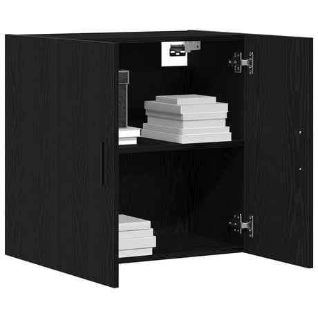 Vidaxl wandkast 60 x 31 x 60 cm bewerkt hout zwart eiken