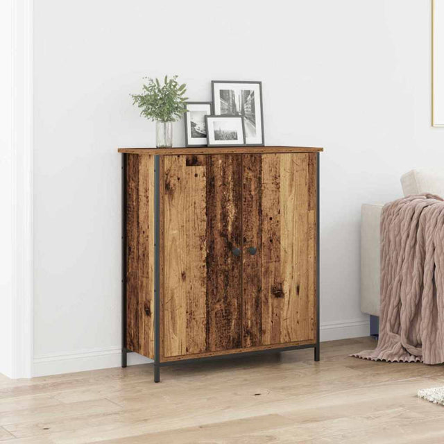 Vidaxl dressoir oudhout 70 x 30 x 80 cm bewerkt hout