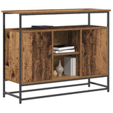 Vidaxl dressoir oudhout 100 x 35 x 80 cm bewerkt hout
