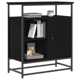 Vidaxl dressoir zwart eiken 69 x 35 x 80 cm bewerkt hout