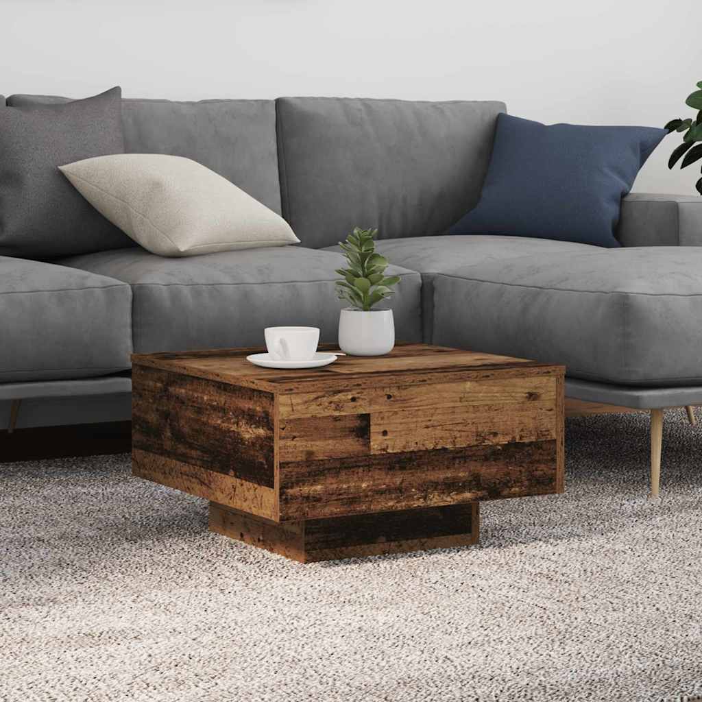 Vidaxl oud hout 55 x 55 x 31 cm bewerkt hout