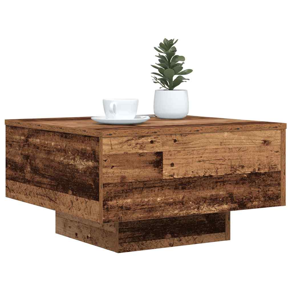 Vidaxl oud hout 55 x 55 x 31 cm bewerkt hout