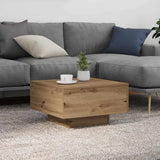 Vidaxl artisanaal eiken 55 x 55 x 31 cm bewerkt hout