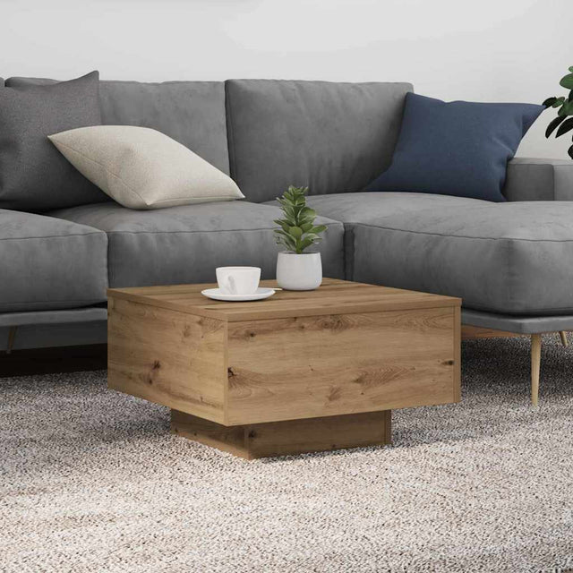 Vidaxl artisanaal eiken 55 x 55 x 31 cm bewerkt hout