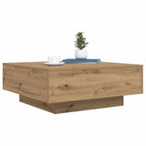 Vidaxl artisanaal eiken 80 x 80 x 31 cm bewerkt hout