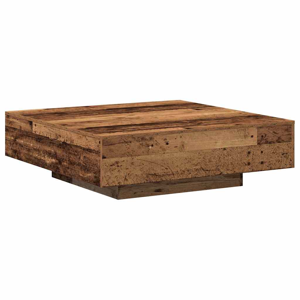 Vidaxl salontafel oud hout 100 x 100 x 31 cm