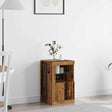 Vidaxl led sideboard 41 x 37 x 67 cm bewerkt hout oudhout