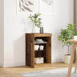Vidaxl led sideboard oudhout 41 x 37 x 67 cm bewerkt hout