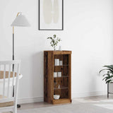 Vidaxl led sideboard oudhout 41 x 37 x 100 cm bewerkt hout