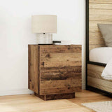 Vidaxl nachtkastje 2 st oudhout 45 x 40 x 55 cm bewerkt hout