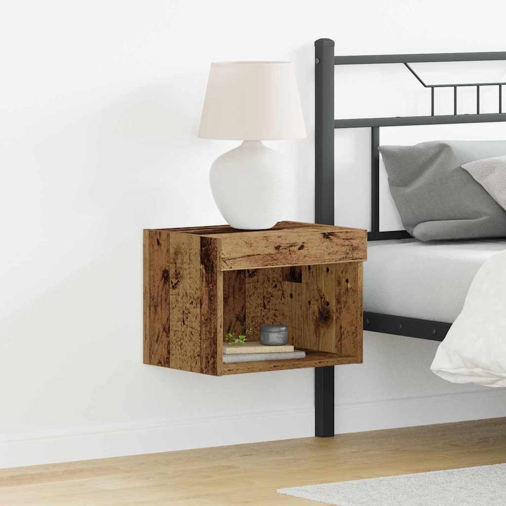 Vidaxl tv-meubelset 40 x 30 x 30 cm oudhout bewerkt hout