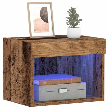 Vidaxl tv-meubelset 40 x 30 x 30 cm oudhout bewerkt hout