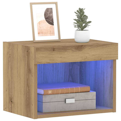 Vidaxl tv-meubelset 40 x 30 x 30 cm artisan eiken bewerkt hout