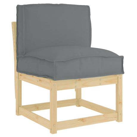 Vidaxl kussen antraciet 50 x 40 x 12 cm oxford stof
