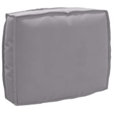 Vidaxl kussen grijs 50 x 40 x 12 cm oxford stof