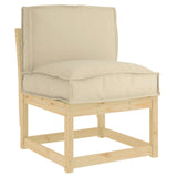 Vidaxl kussen beige 50 x 40 x 12 cm oxford stof