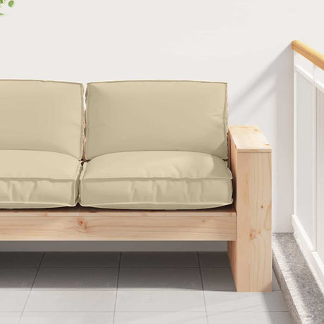 Vidaxl kussen oxford stof beige 80 x 80 x 12 cm