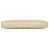 Vidaxl kussen beige 80 x 40 x 12 cm oxford stof