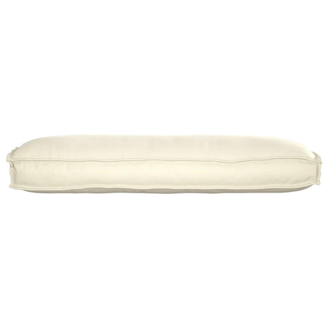 Vidaxl kussen crème 120 x 50 x 12 cm oxford stof