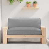 Vidaxl kussen oxford stof grijs 120 x 80 x 12 cm