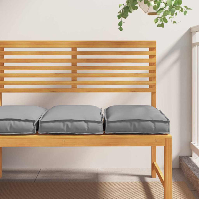 Vidaxl kussen 2 st oxford stof grijs 40 x 40 x 8 cm
