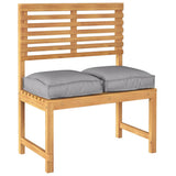 Vidaxl kussen 2 st oxford stof grijs 40 x 40 x 8 cm