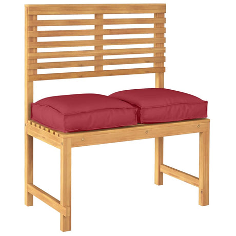 Vidaxl kussen 2 st oxford stof wijnrood 40 x 40 x 8 cm