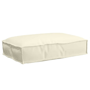 Vidaxl kussen oxford stof crèmekleurig 60 x 40 x 8 cm