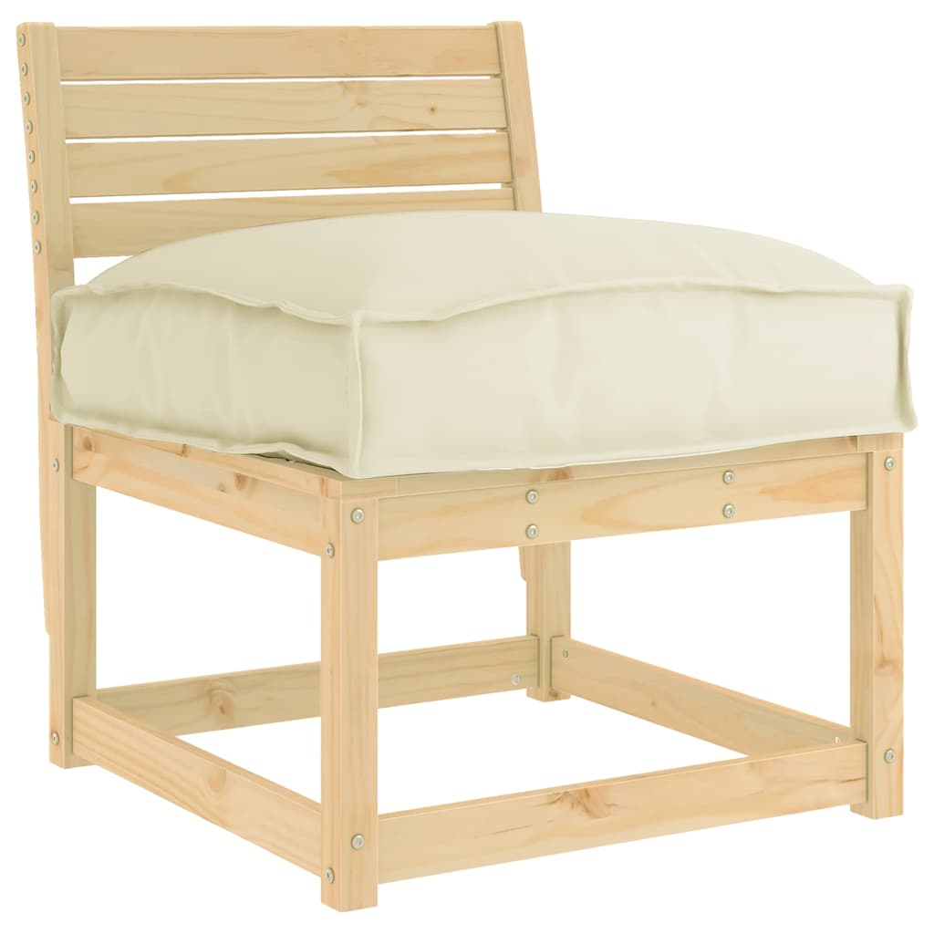 Vidaxl kussen oxford stof crèmekleurig 60 x 40 x 8 cm