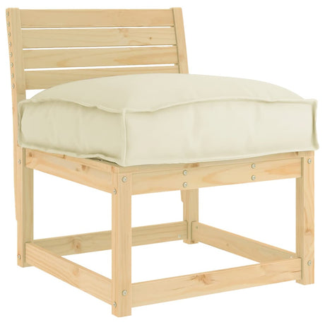 Vidaxl kussen oxford stof crèmekleurig 60 x 40 x 8 cm