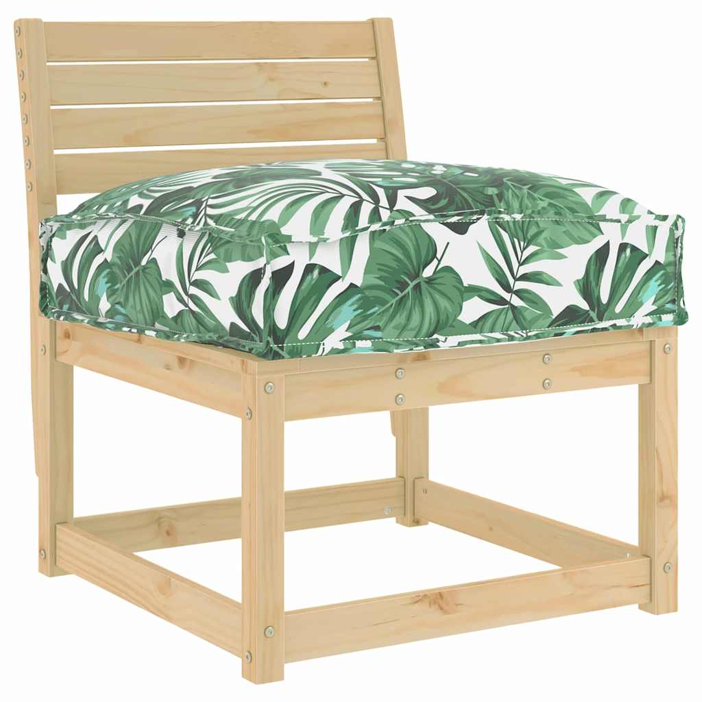 Vidaxl kussen oxford stof bladpatroon 60 x 40 x 8 cm