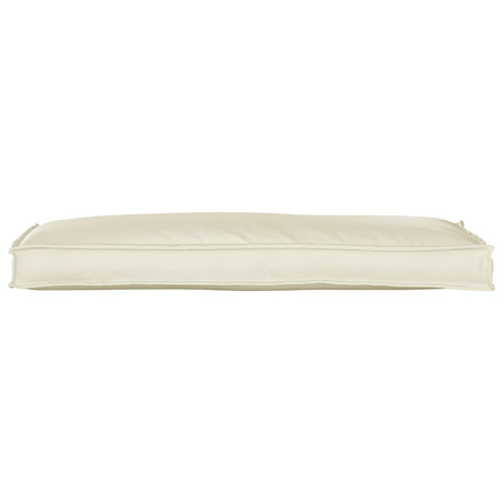 Vidaxl kussen crème 110 x 40 x 8 cm oxford stof