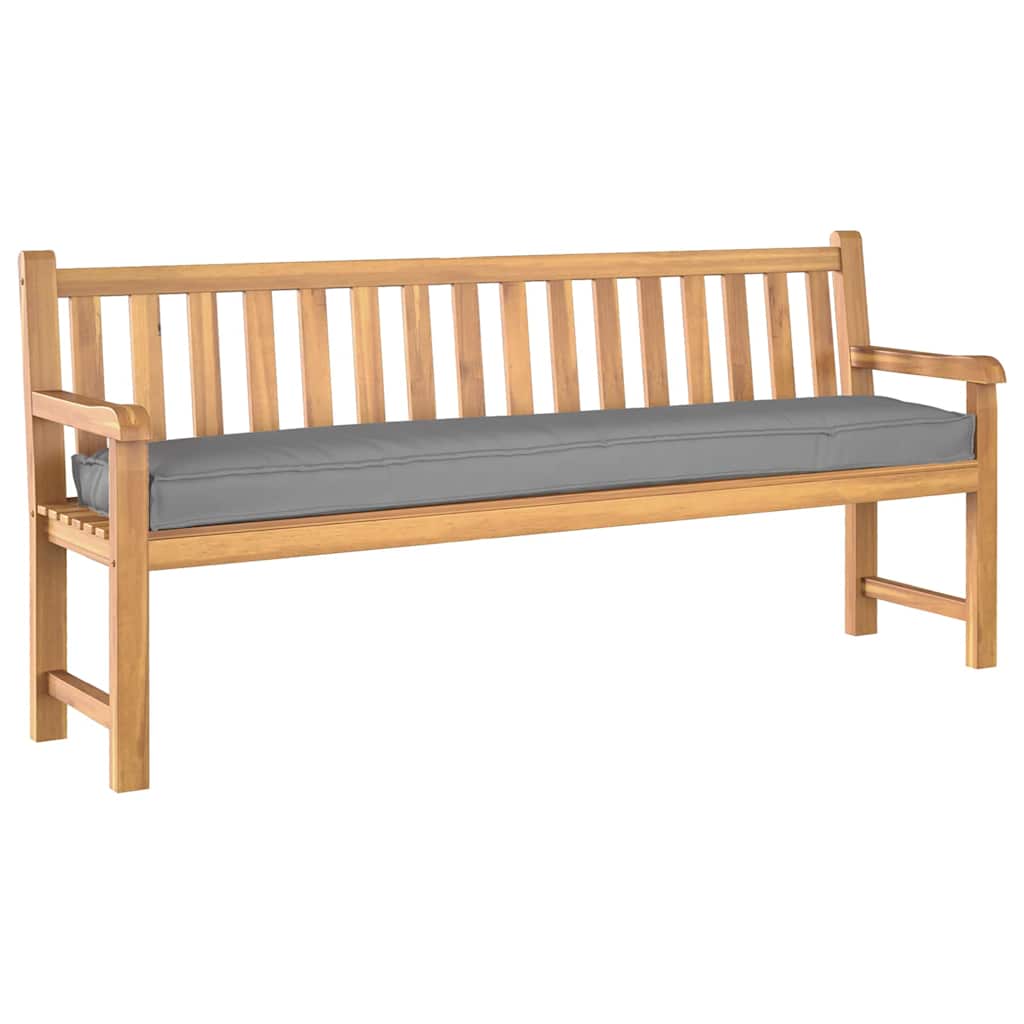 Vidaxl palet kussen oxford stof grijs 180 x 40 x 8 cm