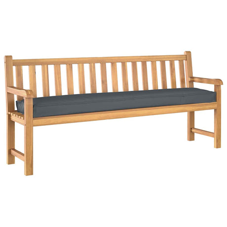 Vidaxl pallet kussen set 2 st oxford stof antraciet 200 x 40 x 8 cm