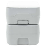 Vidaxl camping toilet grijs 41,5 x 36,5 x 42 cm