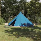 Vidaxl familie tipi tent tipi blauw en grijs 560 x 560 x 300 cm