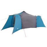 Vidaxl tipi tent met dak blauw en grijs 492 x 492 x 275 cm stof