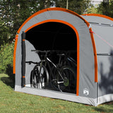 Vidaxl tent grijs en oranje 268 x 240 x 191 cm polyester waterdicht