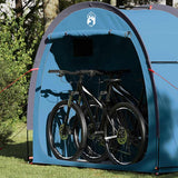 Vidaxl fietstent blauw 210 x 90 x 174 cm