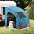 Vidaxl achterkleptent blauw 194 x 180 x 210 cm taft