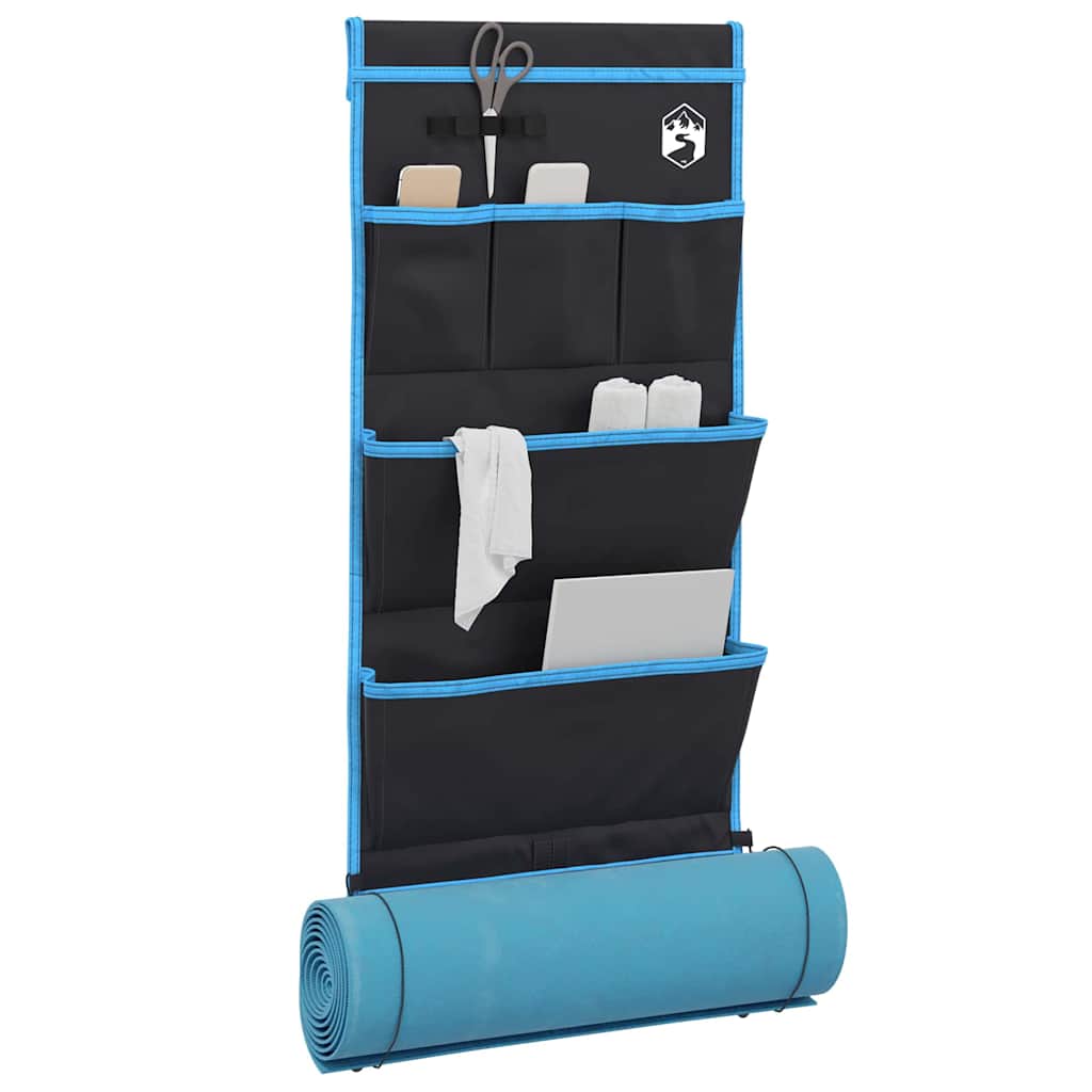 Vidaxl opslagzak met opslag zwart en blauw 91 x 47,5 cm oxford