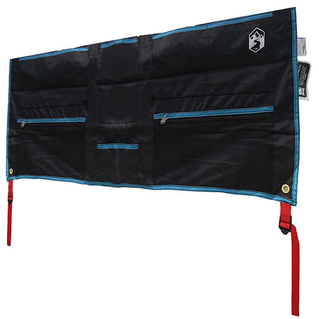Vidaxl opslagzak met opslag zwart en blauw 98 x 47 cm oxford