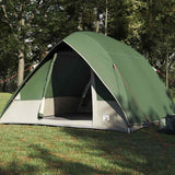 Vidaxl camping tent met dak met opslag groen 320 x 275 x 190 cm taft