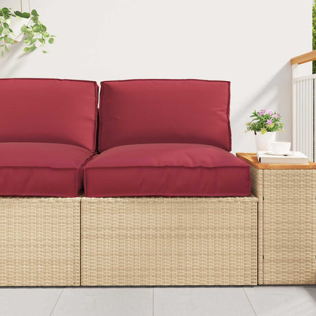 Vidaxl pallet kussen set oxford stof beige 80 x 80 x 52 cm
